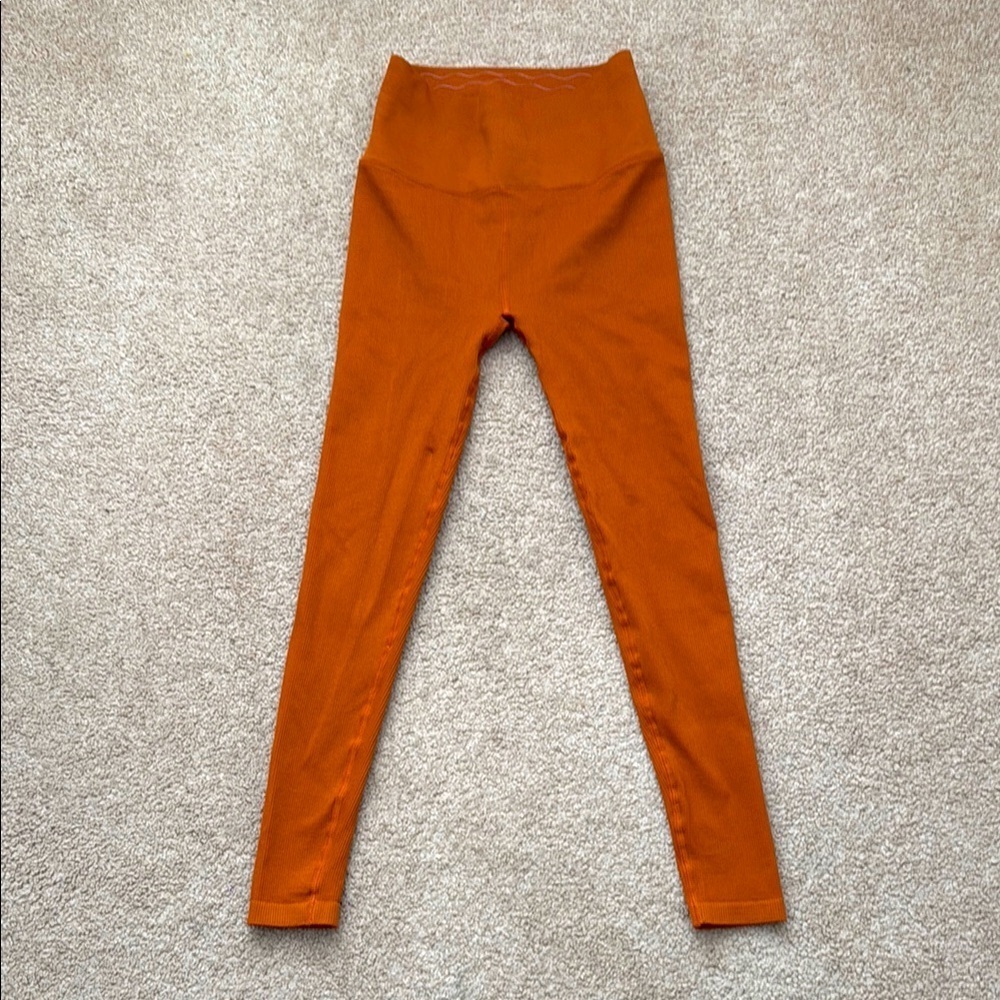 Spiritual Gangster Orange Leggings - Picture 3 of 10